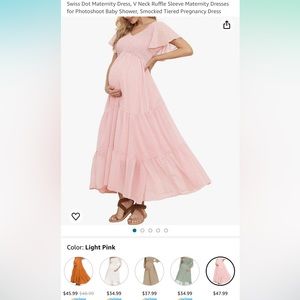 Pink Maternity Dress XL